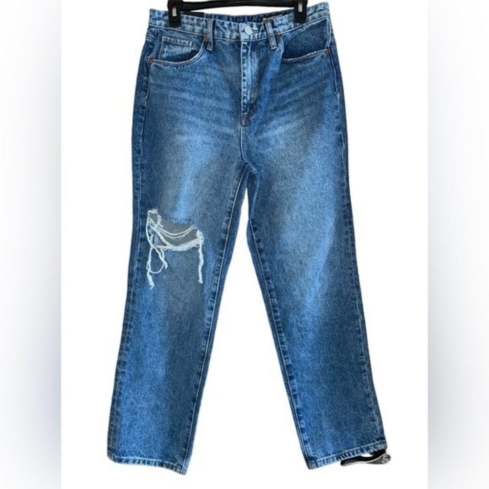 Blank‎ NYC The Howard Mid Rise Loose Fit Jeans Thrashed Womens 28 NWT Cotton